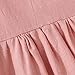 Toddler Baby Girl Dress Summer Cotton Linen Ruffle Halter Sleeveless Kids Casual Beach Party Dresses 2-7 Years (Pink-1, 5-6 Years, 5_Years)