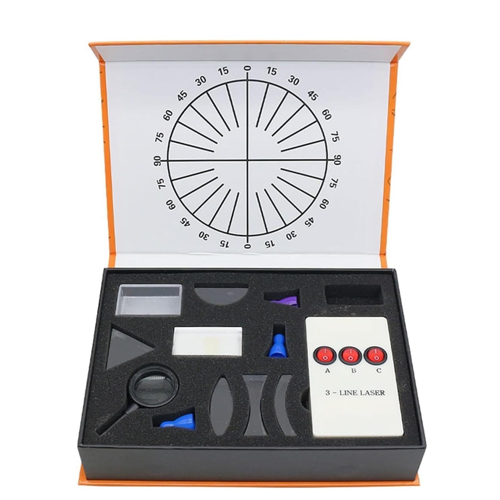 TIANQIHAO Light Reflection And Refraction Experiment Kit Optics Physics Demonstration Model Interactive Hands-On Teaching Tool For School Lab
