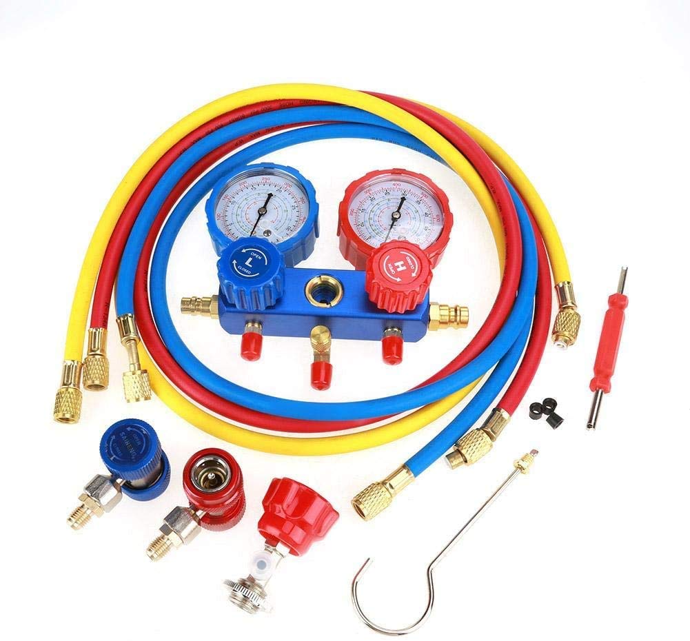 2-Wege Monteurhilfe Set Im Koffer R134a, R404A, R410A, R22 Neu