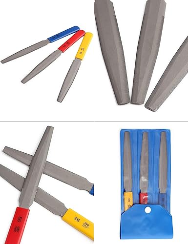 Miniatura 10 de Juego de archivos de guitarra eléctrica, juego de archivos de guitarra acústica, juego de archivos de guitarra baja, archivos de tuerca cónica,