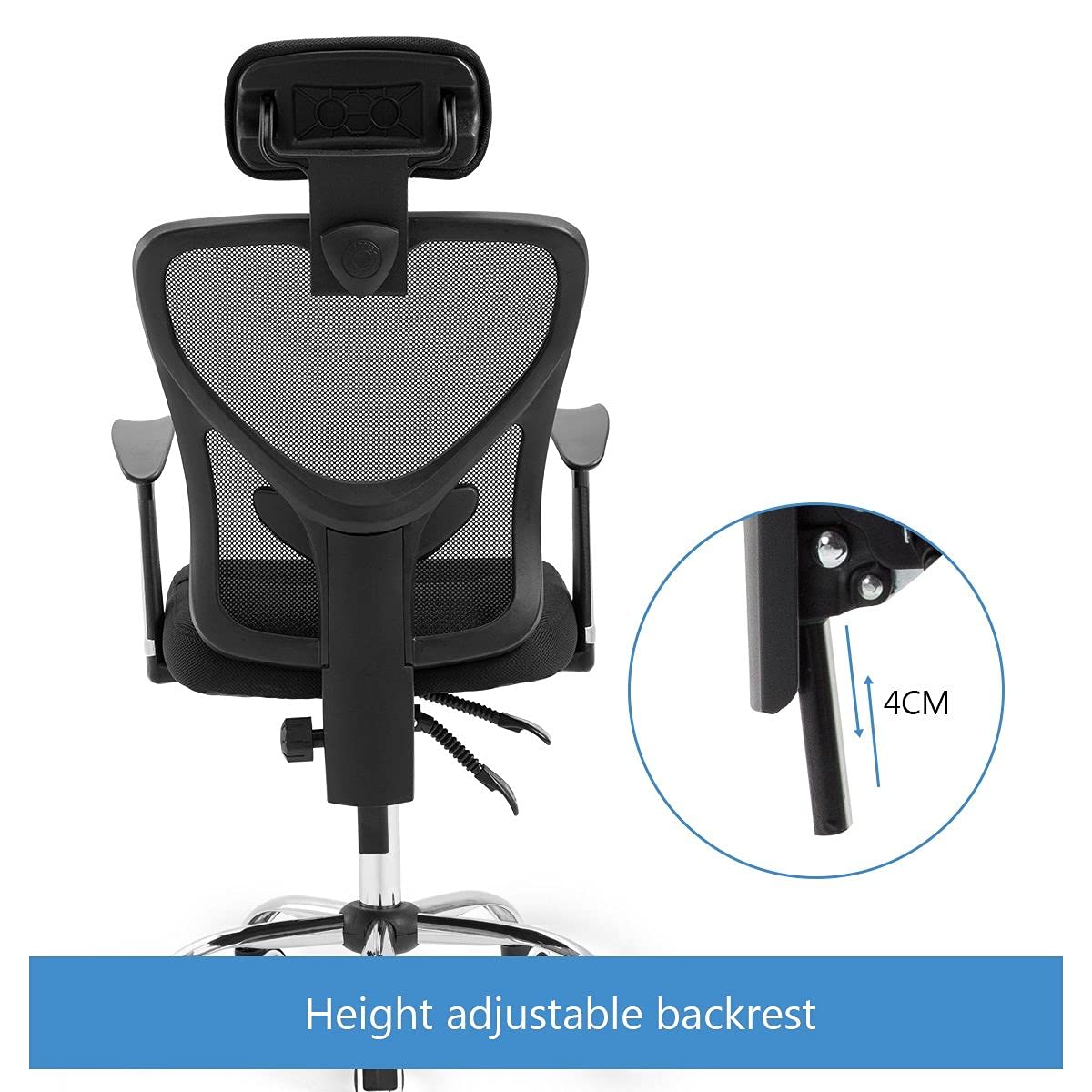 bayside furnishings mesh office chair black corc-8.5