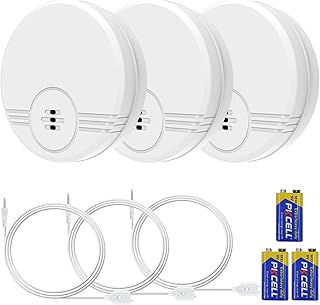 Détecteur de Fuite d'eau,Capteur de Fuite d'eau connecté 3 Pack, Alerte Goutte à Goutte et Fuite,Capteur Détecter Une Inondation avec Une Alarme de 135 DB ,pour Cuisines, Cous-sols, Salles de Bains
