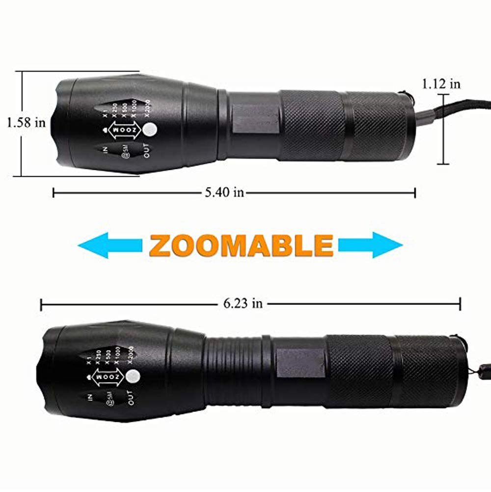 GEARLITE Torcia LED Luce Nera UV 395nm - Mini Ricaricabile 90g - Rilevatore Urine Animali E Documenti - Impermeabile IP65
