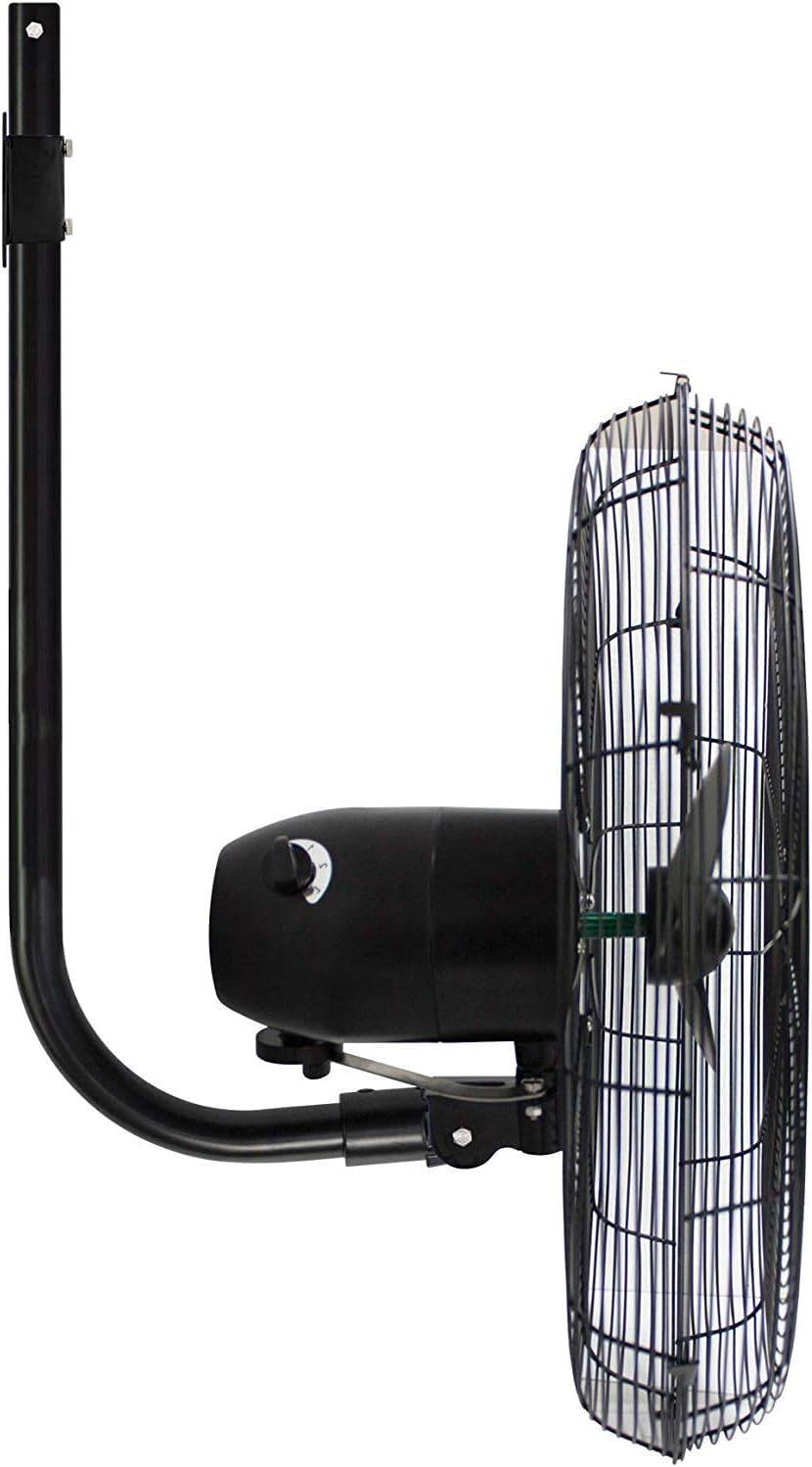 Drip&Fresh - Ventilatore a 2 Pale 24" con Supporto a Parete IP55 200W