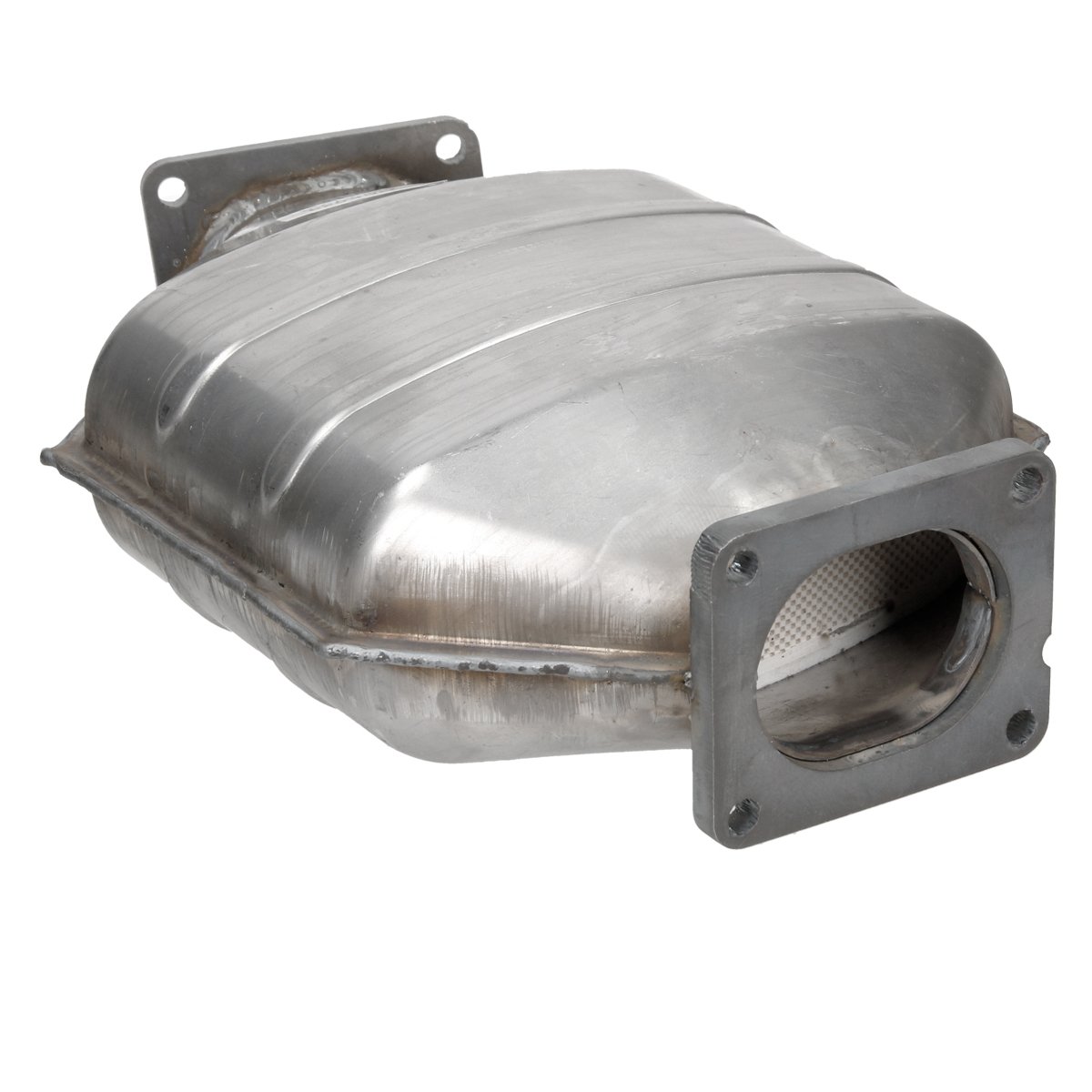 ECD Germany Kat-119 Filtro de Partículas Diesel - Longitud: 370mm - incl. kit de montaje para coches - Filtro de partículas Hollín - DPF