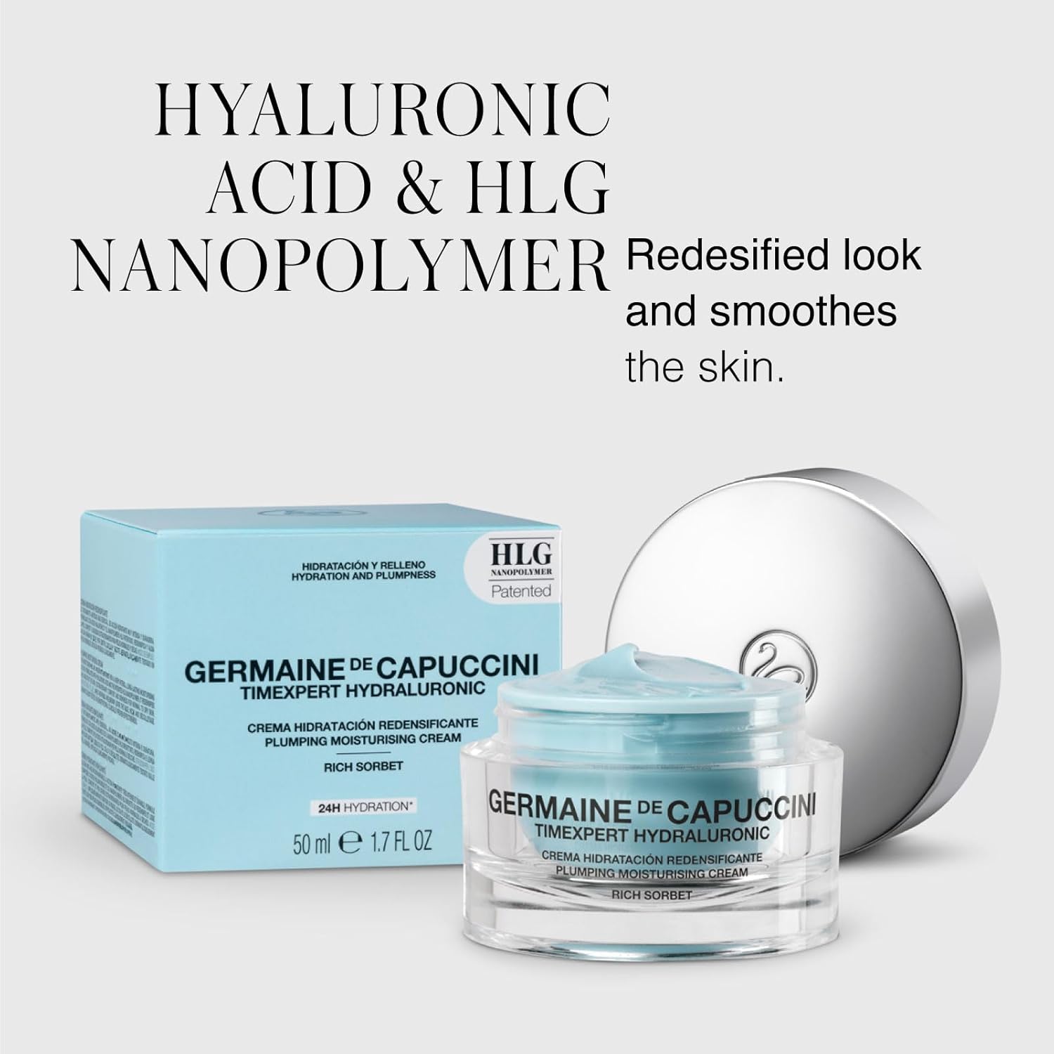 Germaine de Capuccini - Timexpert Hydraluronic I Hyaluronic Acid - Plumping Moisturising Cream Rich Sorbet I Anti-Aging Face Cream - Dehydrated, normal to dry skin - 1.70 oz - Image 6