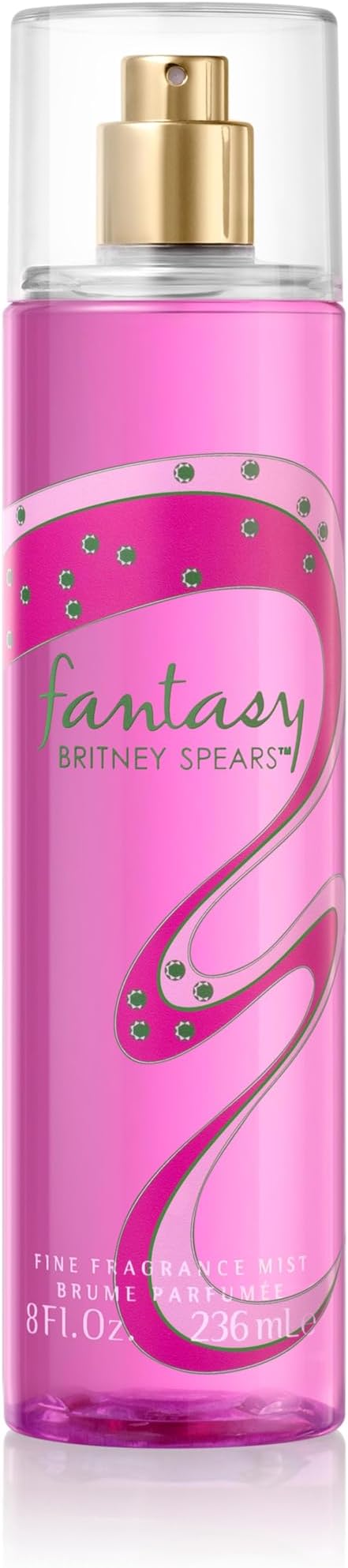 Fantasy 236 ml โ Fine Fragrance Body Mist for Women โ Floral Woody Gourmand โ Notes of Luscious Red Lychee, Cupcake Accord and Creamy Musk โ Enchanting Pink Bottle