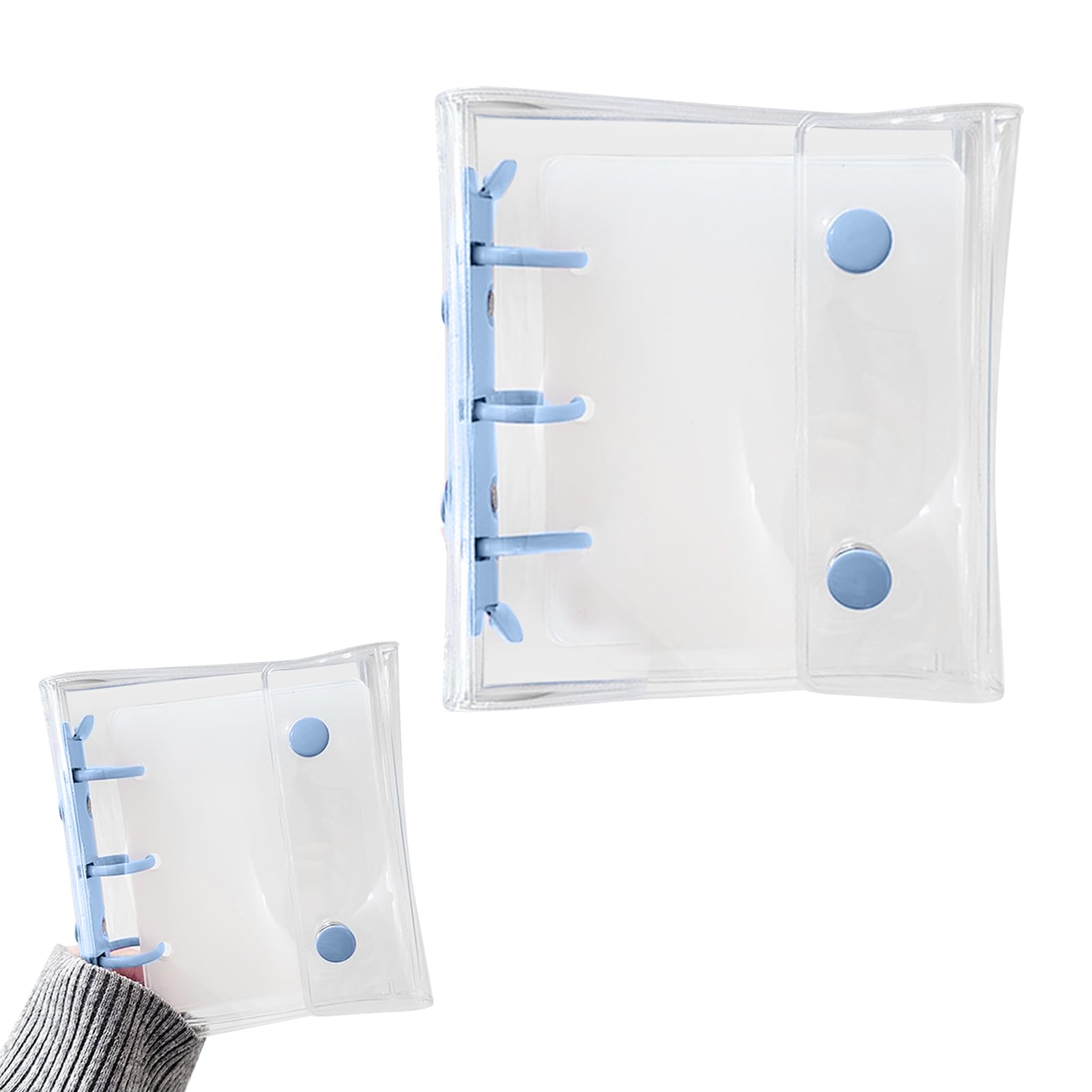 Amazon | 【2026新登場】happykau シール帳 3穴 A8 ミニバインダー