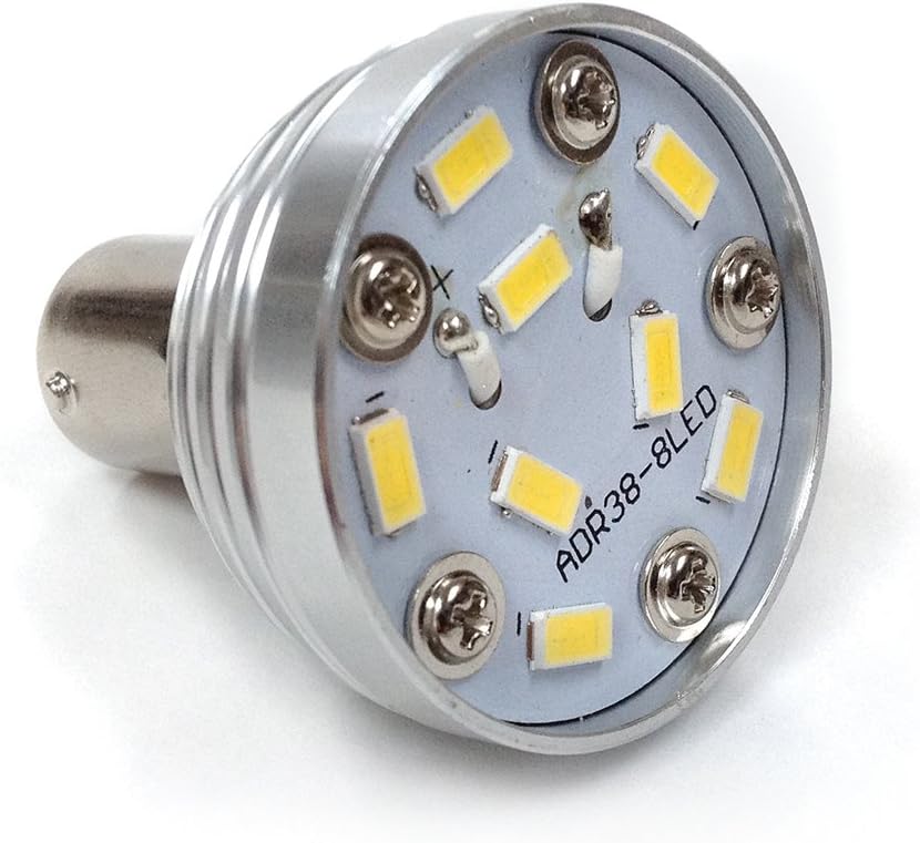 Eco-LED Warm White LED Projector Bulb, with 8 SMD 3014 & BA15S Bayonet Connector (67-WW30)