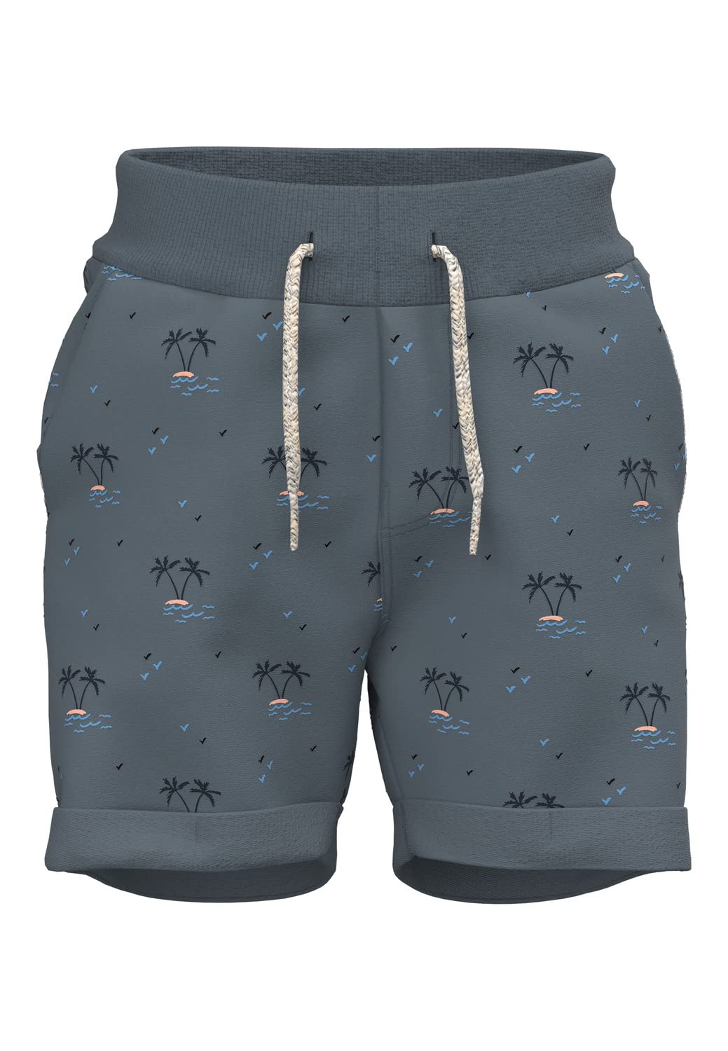 name itBoy's Vermo All Over Print Long MINI Knee Trousers