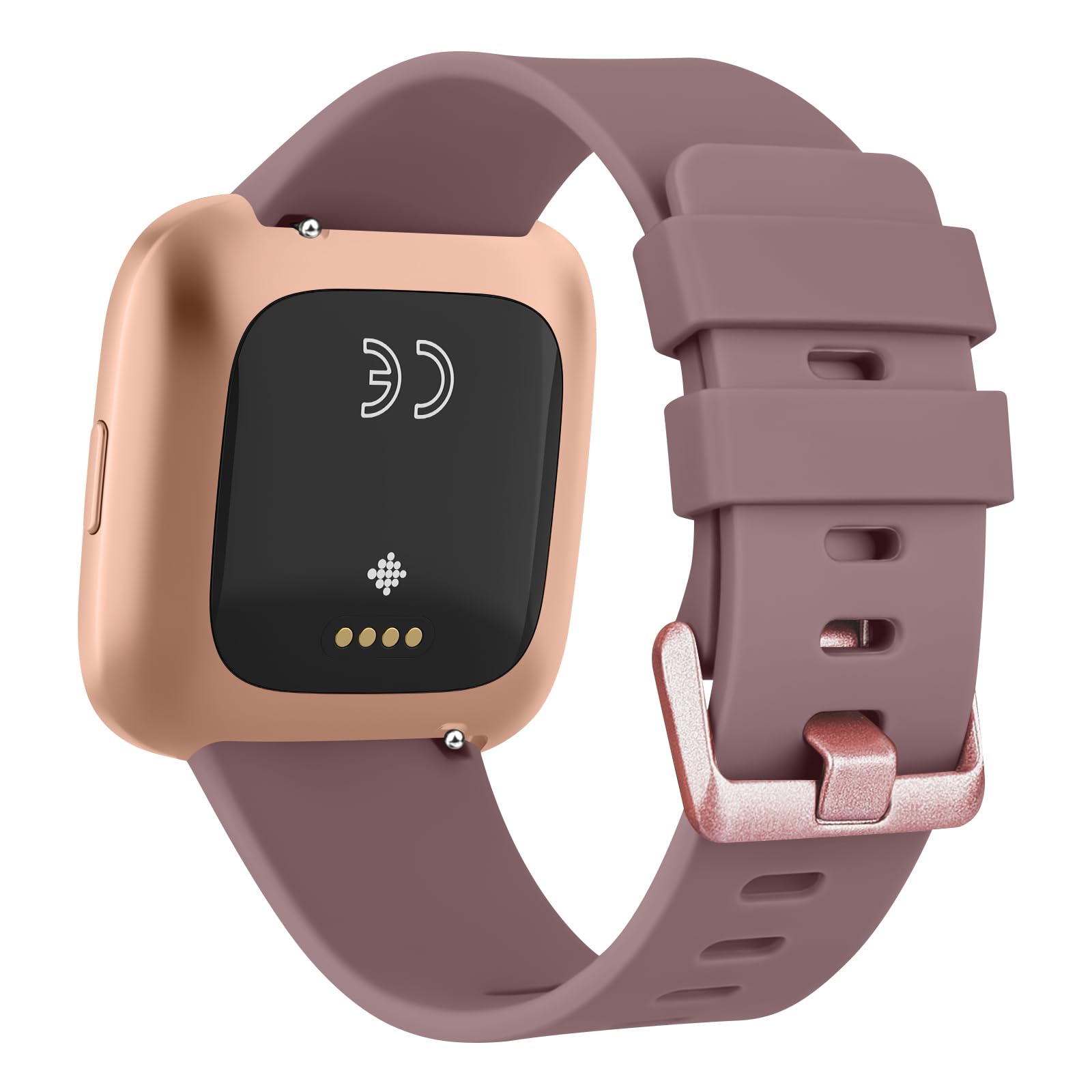 Silicone Sport Replacement Straps Compatible with Fitbit Versa Lite/Fitbit Versa 2 - Pack A, Small - Image 2