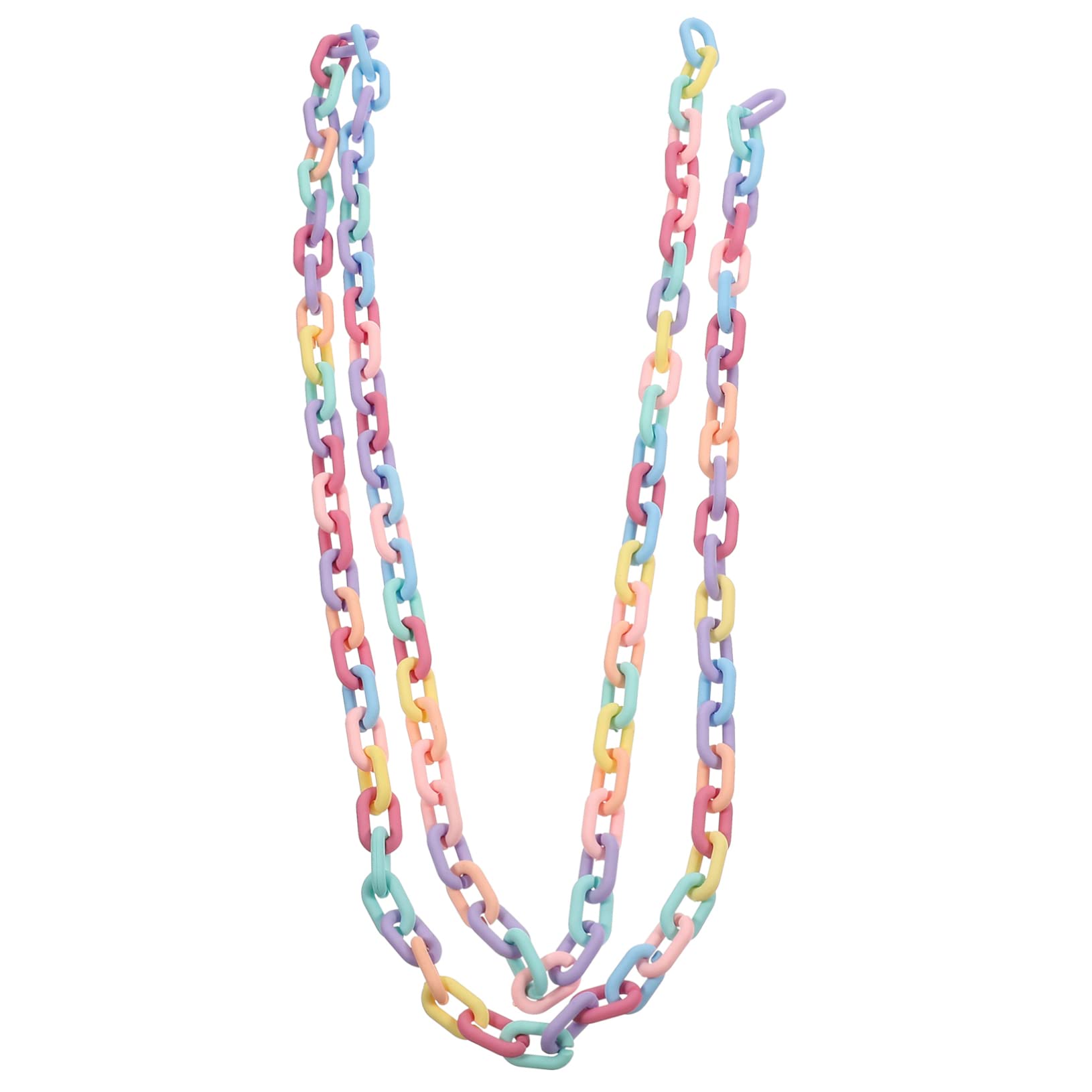VILLCASE 3 Pz La Catena Cordino Ciondolo Fai da Te Catena Acrilica Borsa Fai da Te Collana Fai da Te Che Fa Catena Ciondolo Catena Fai da Te Catena di Produzione Artigianale Acrilico
