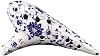 Ocarina 12-Hole Alto C-Tone Ocarina Blue and White Ocarina Smoked 12-Hole AC Ocarina for Beginners to Play