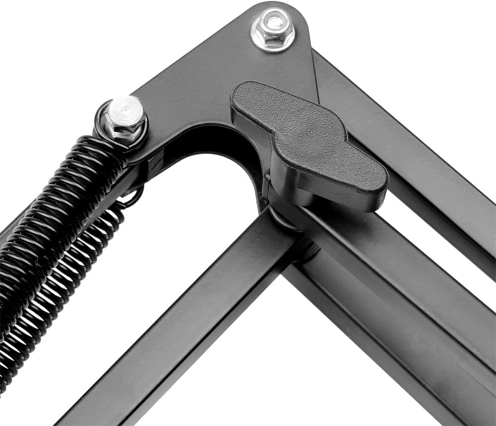Neewer® NB-39 Adjustable 43.3"/110cm Studio Recording Microphone Suspension Boom Scissor Arm Stand with Microphone Clip & Table Mounting Clamp
