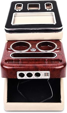 Amazon Carig 専用収納ボックス ホンダ オデッセイ 15 21 Odyssey 多機能 センターコンソールボックス Usbポート付 アームレスト スマホスタンド ブラウン 内蔵型コンソールボックス 車 バイク