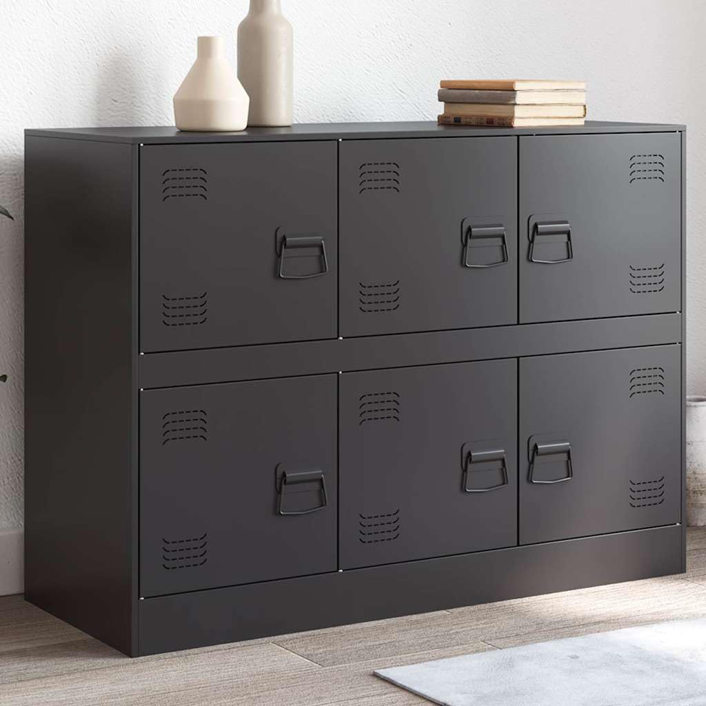 Fengshui Kredens czarny, 99 x 39 x 73 cm, stal