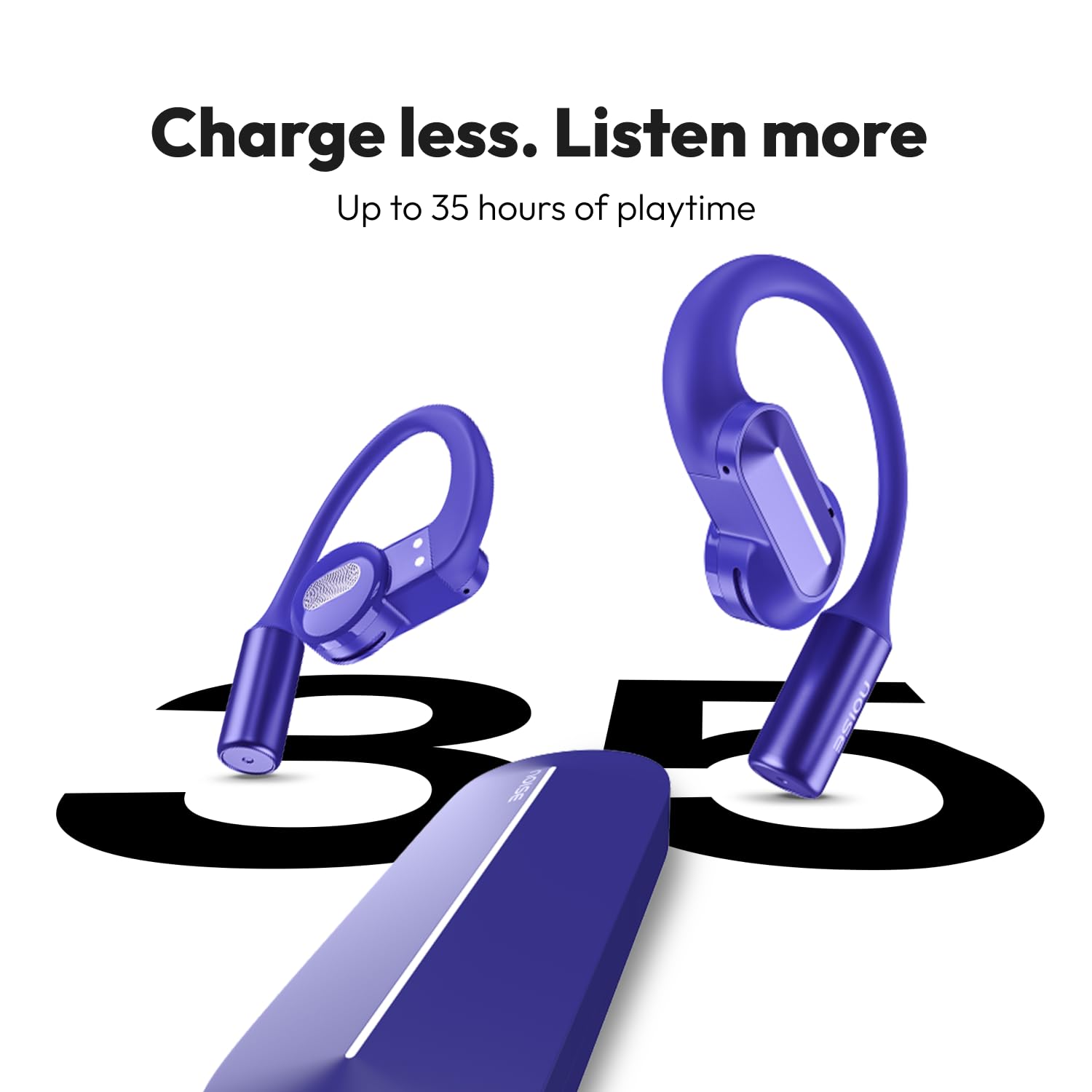 Noise Alt Buds Open Wireless Open-Ear Earbuds (2026), Red Dot Award-Winning Design, Hi-Res LHDC Audio, AI-Powered, Quad Mic ENC, App Support, Up to 35H Playtime, Bluetooth v6.0 (Chosen Black) — Amazon image 11