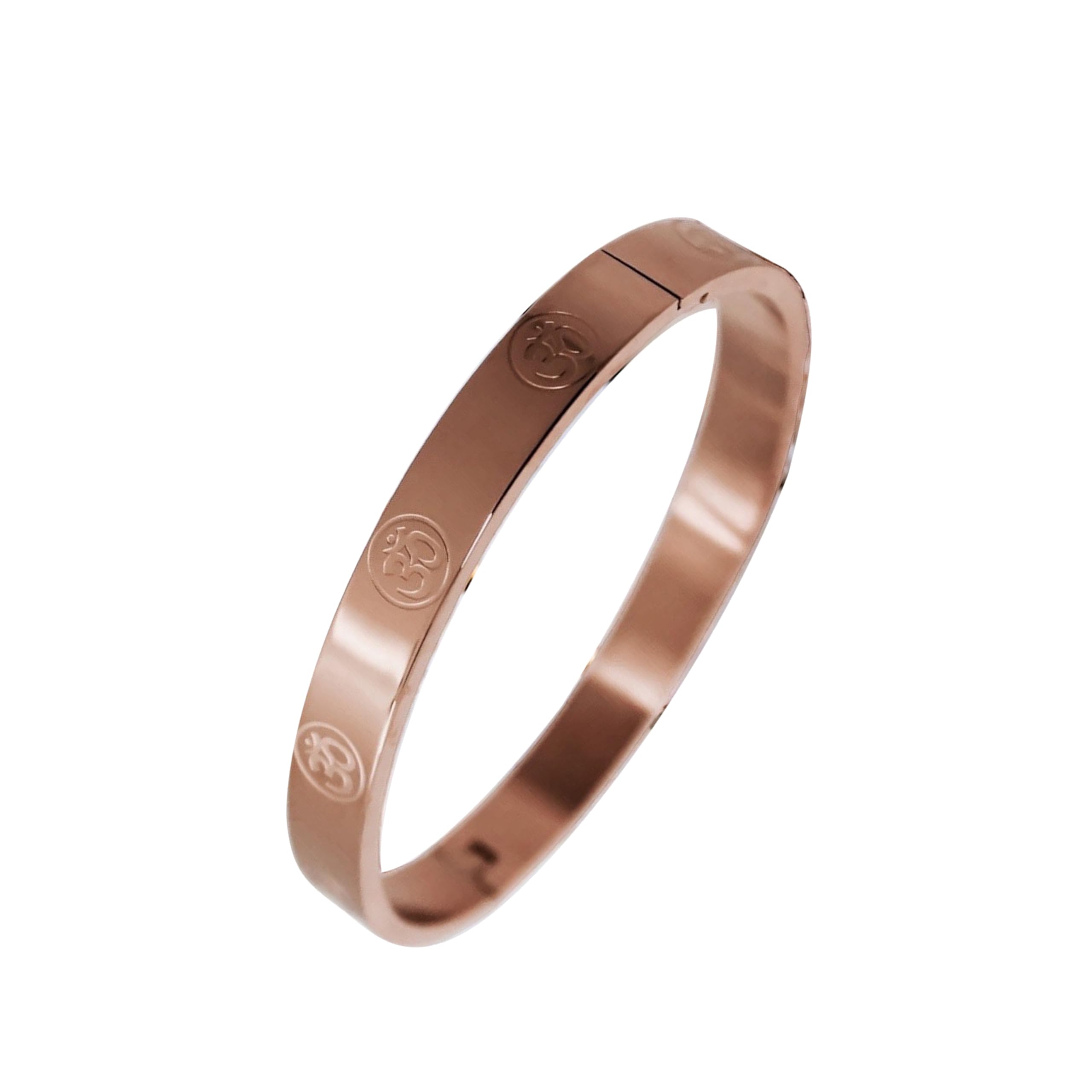 MEENAZ Bracelet for Men Stylish | Rose Gold Kada for men golden Aum Om Bracelets for Men Boys | Bracelet for Boys Stainless Steel Kadas 8 mm | Waterproof, Anti-tarnish,Rust free,Skin friendly 745 (B0D1NBWGQY) Amazon Price History, Amazon Price Tracker