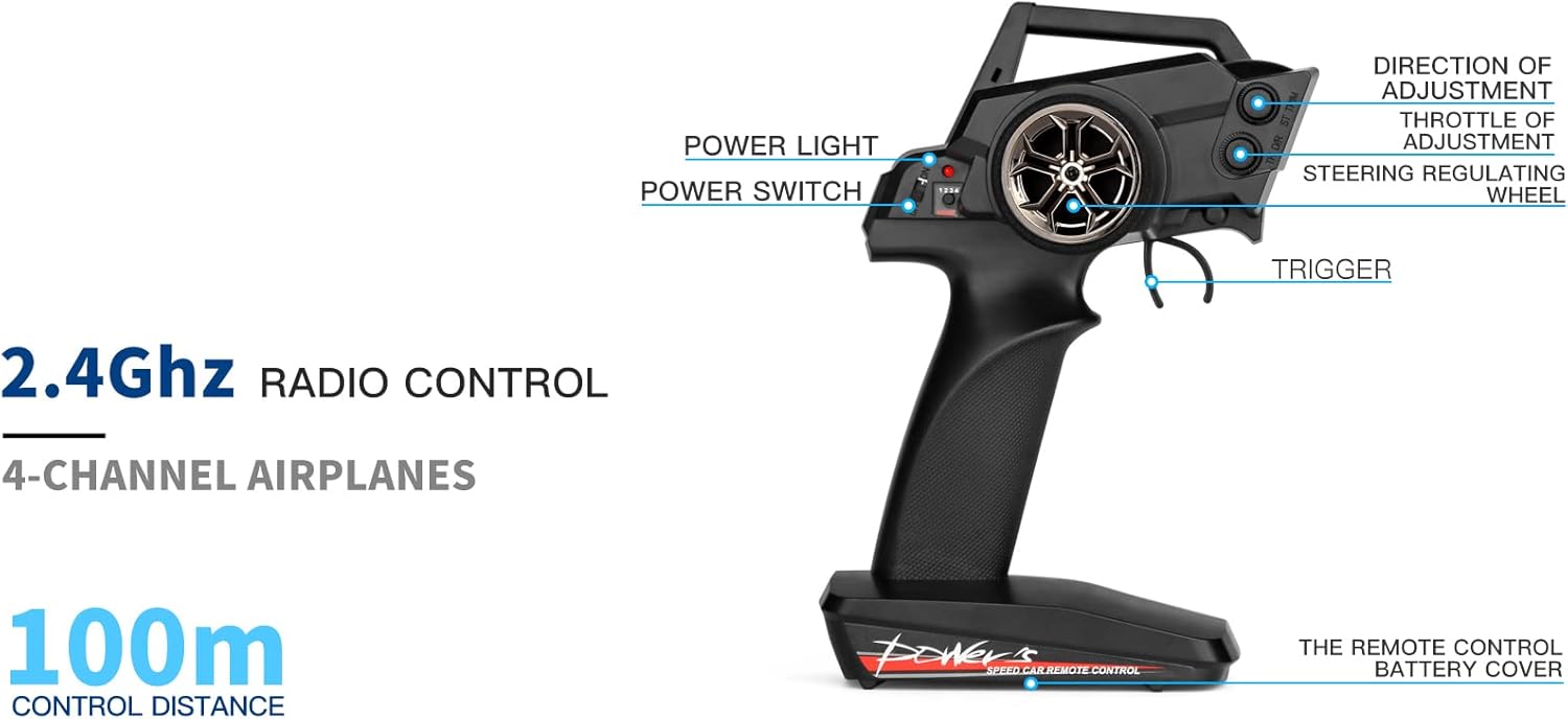 WLtoys XK 124017 V2 1/12 4WD 75km/h High-Speed Brushless Motor Off-Road Remote Control Drift Climbing RC Racing Car Adults,Kids Toys (124017 2 * 2200)