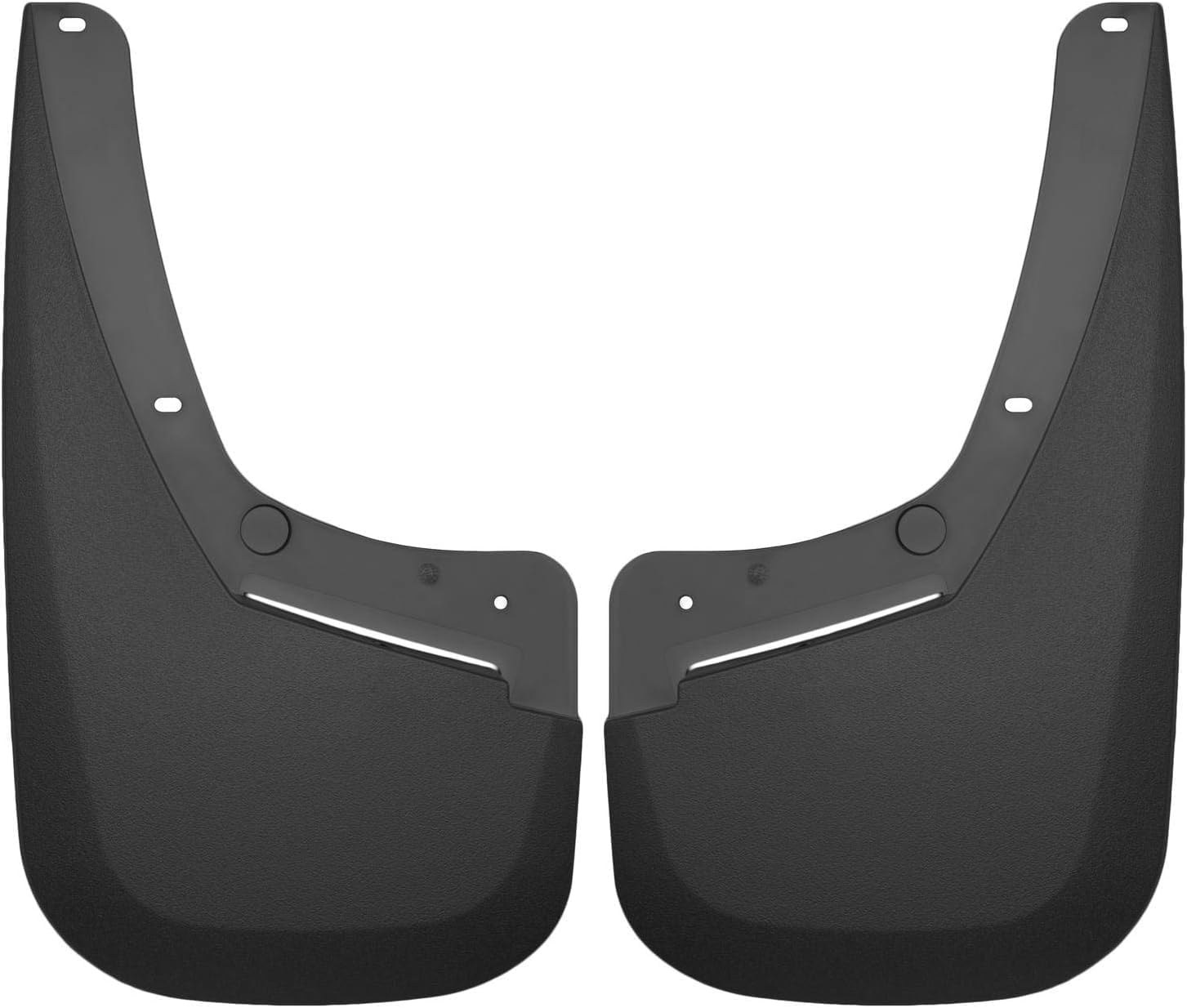 Husky Liners — Front Mud Guards | Fits 2021-2024 Ford F-150 (King Ranch, Lariat, Limited, Platinum, SSV, Tremor, XL, XLT) - Black, 2 Pc | 58521