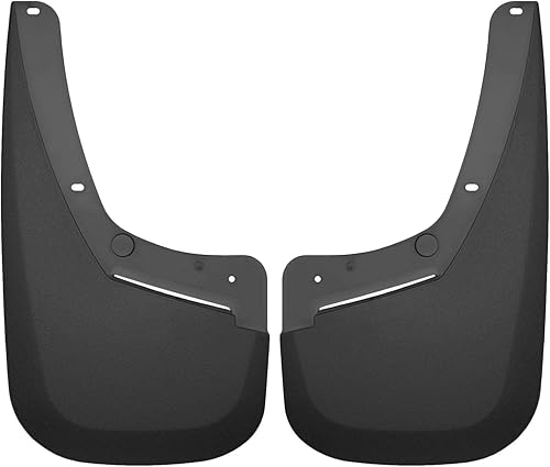 Husky Liners Protectores de barro traseros  Compatible con GMC Sierra 2500, 3500 HD 2020-2024 (excluye doblemente) - Negro, 2 piezas  59291