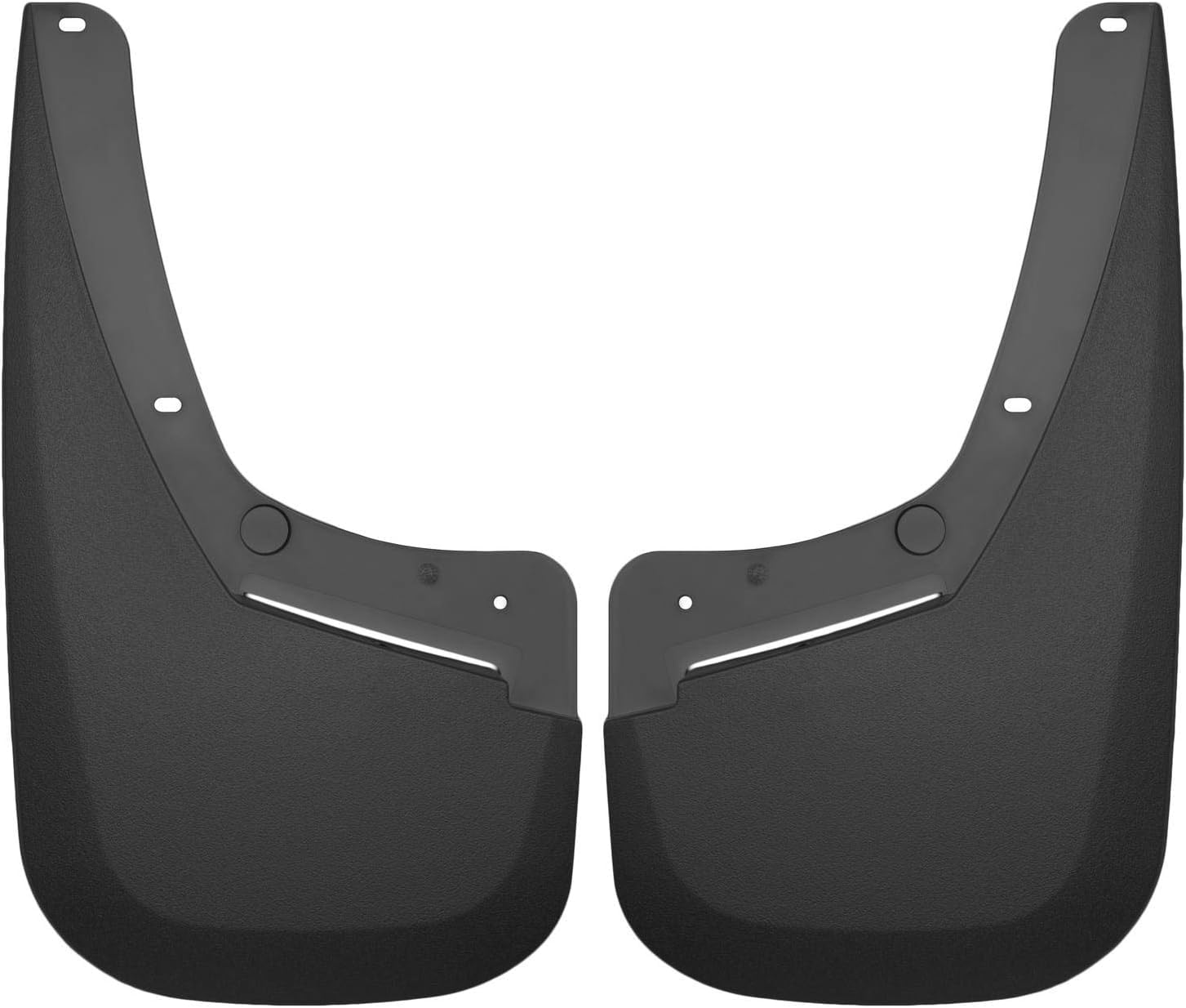 Husky Liners Mud Guards | Dually Rear Mud Guards - Black | 57871 | Fits 2015-2019 Chevrolet Silverado/GMC Sierra 3500 HD w/Dual Rear Wheels 2 Pcs