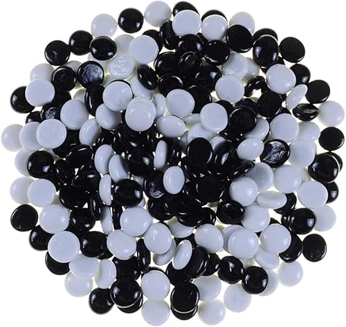 Miniatura 10 de Mármoles de vidrio planos, gemas, piedras, cuentas para decoración del hogar, jarrón, mesa, dispersa, manualidades, acuario, 2 libras (0.669-0.787