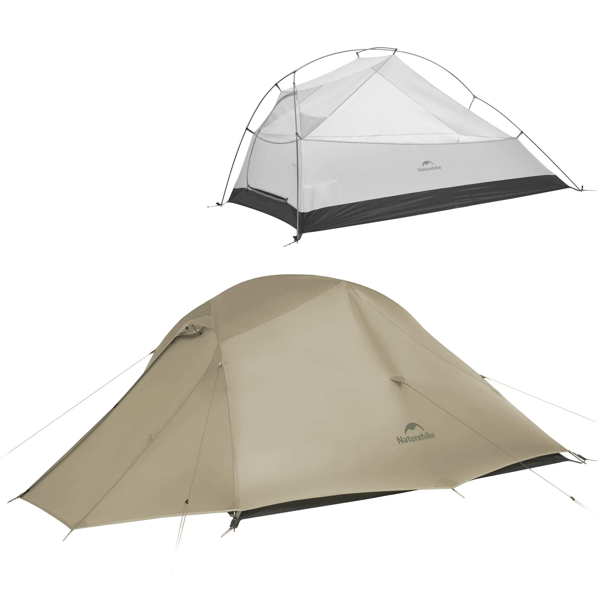 Naturehike Cloud-Up Tenda de acampamento para 3 pessoas leve para