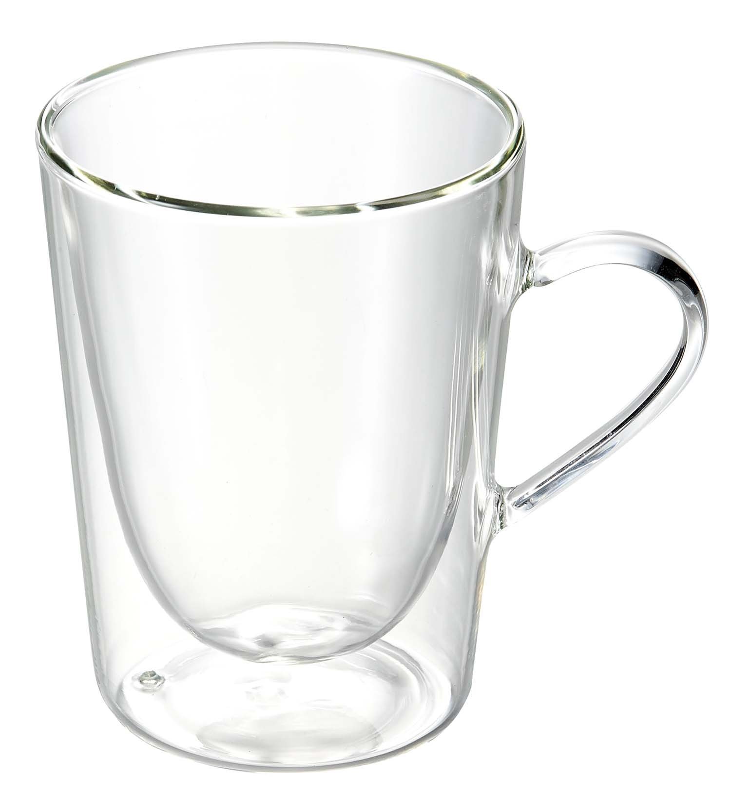 Bormioli Luigi Thermic Glass Duos The Caffe Set 2 Tazze 29,5 cl In Vetro Termico
