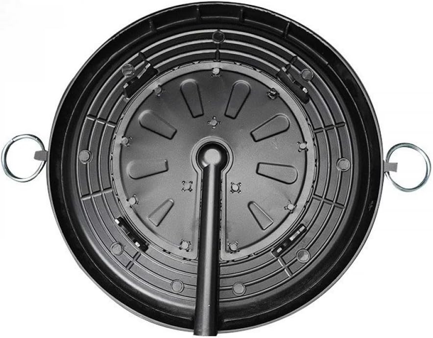 BBQ Grill Pan with Maifan Stone Coated Surface, Nonstick Stovetop Grill Pan for Indoor and Outdoor 12.5"