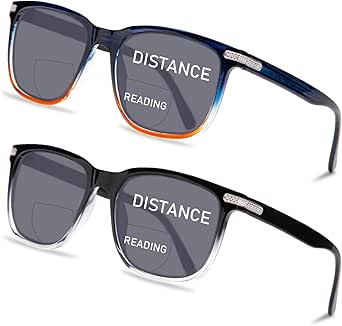 Gafas De Sol Bifocales The Athlete - 2 Pares, Protección UV 100%, Para Deportes Y Lectura Exterior