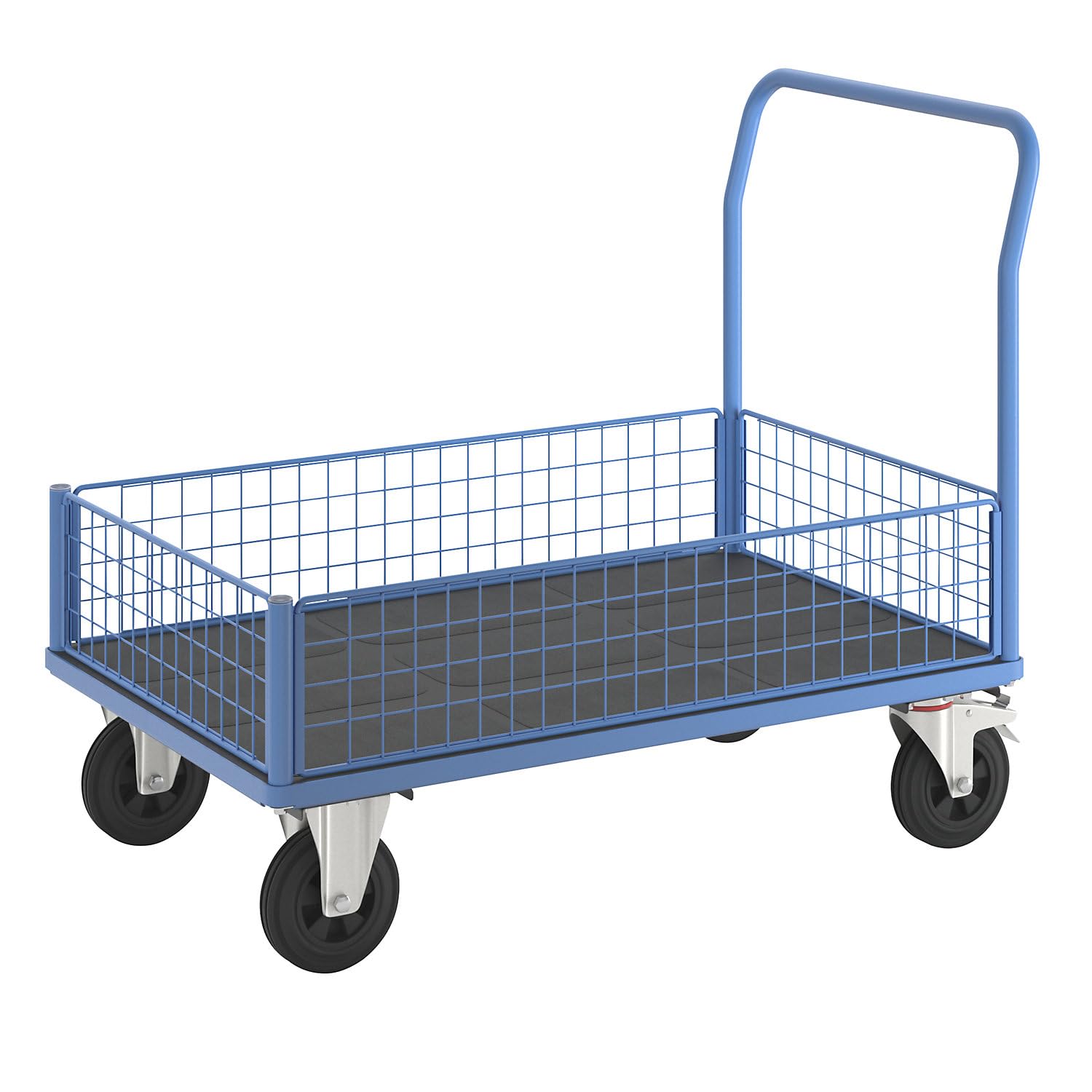 eurokraft Pro | Chariot Plate-Forme à parois grillagées