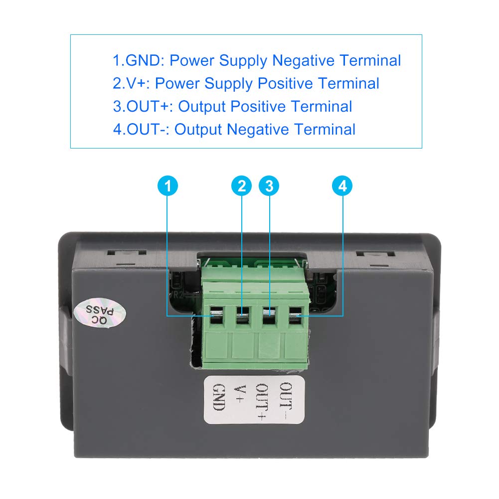 Respicefinem Constant Current Output Generator Module.0×7.0×6.0 4-20Ma Digital Current Analog Generator Coarse Fine Tuning Constant Current Output Current Voltage