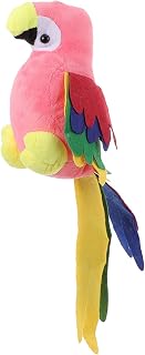 Kisangel Gutama Plushy Girl Stuffed Animals Cartoon Plush Toy Simulation Cartoon Parrot Plush Toy Stuffed Animal Parakeet Toy for Children Plushys Soft Sully Plush