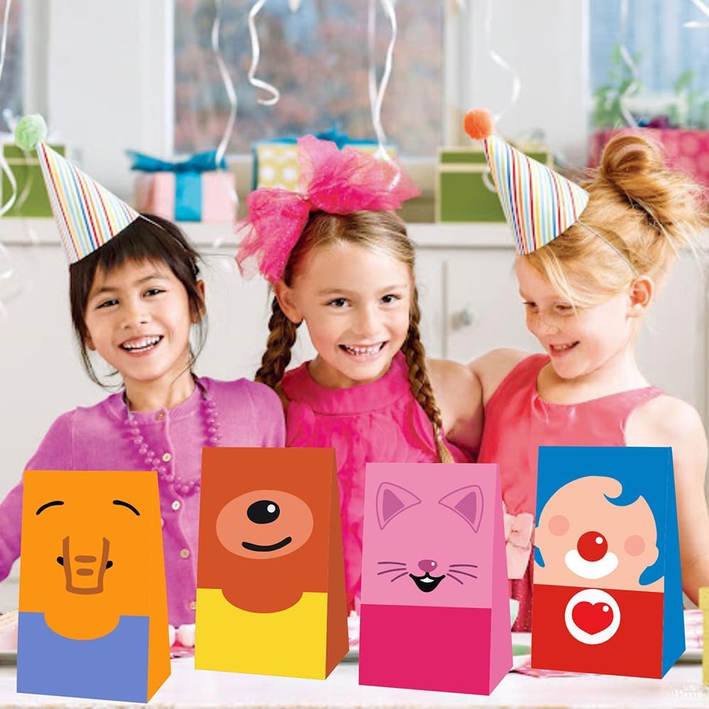 EKIH 12pcs Circus Birthday Party Gift Bags Goodie Bags,Circus Party Supplies for Kids Birthday Decorations - Image 5