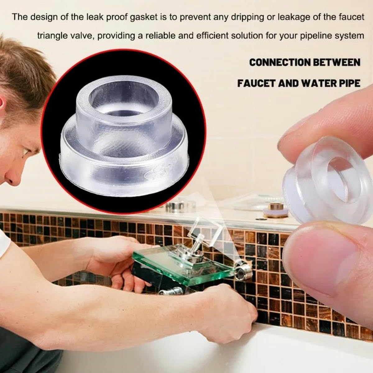 Teflon Plug Floleo , 50Pcs Silicone Raw Material Belt Hose Sealing