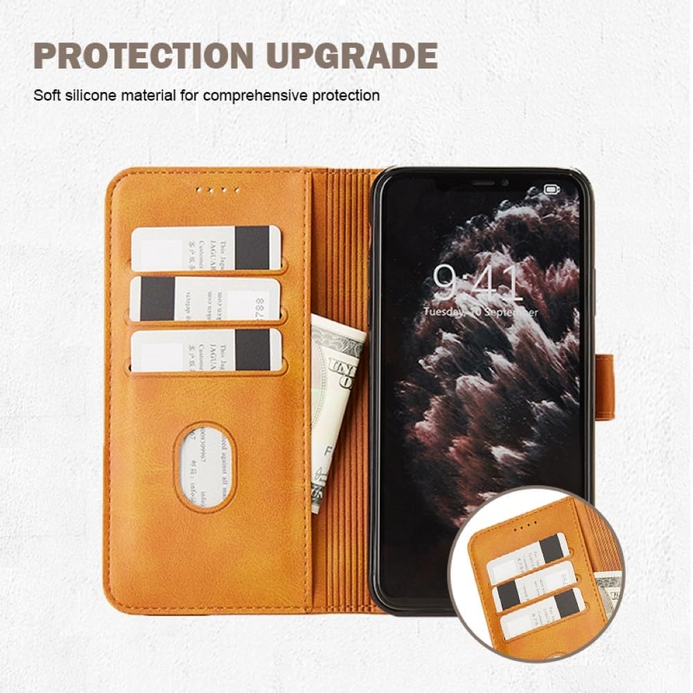 Generic Étui compatible avec Samsung Galaxy S10E (Couleur : Noir) Étui en cuir Portefeuille Housse à rabat