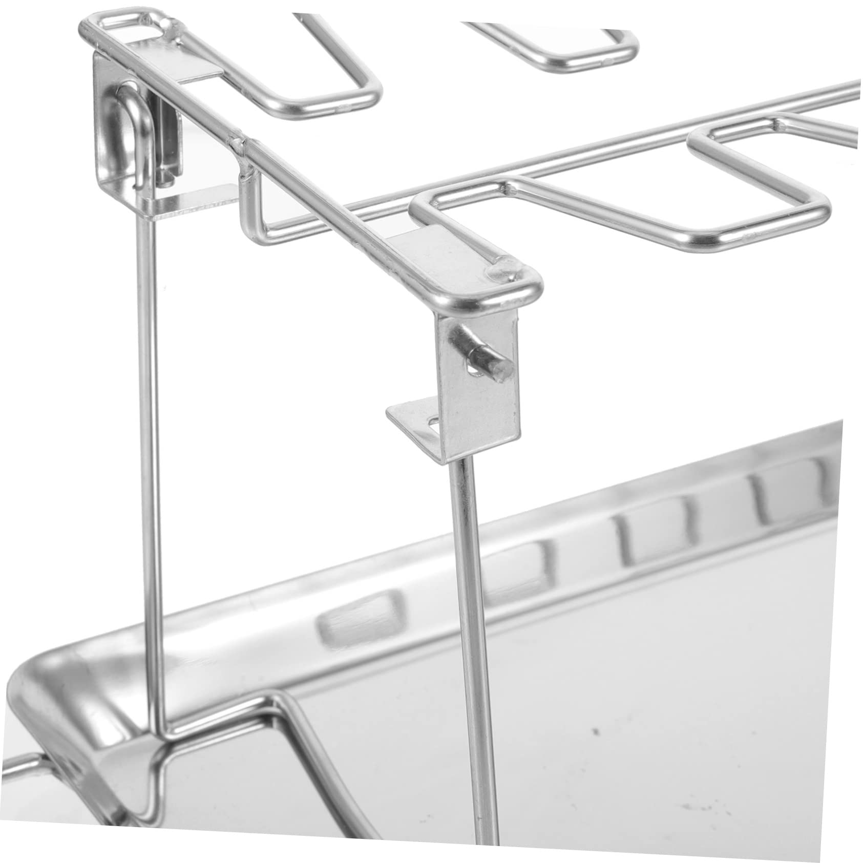 ifundom Acciaio Inox Per Barbecue All Aperto Forchette Per Utensile Per Barbecue Adatto Per Arrostire Pollo Cosce Tacchino Per Feste Campeggio e Giardino