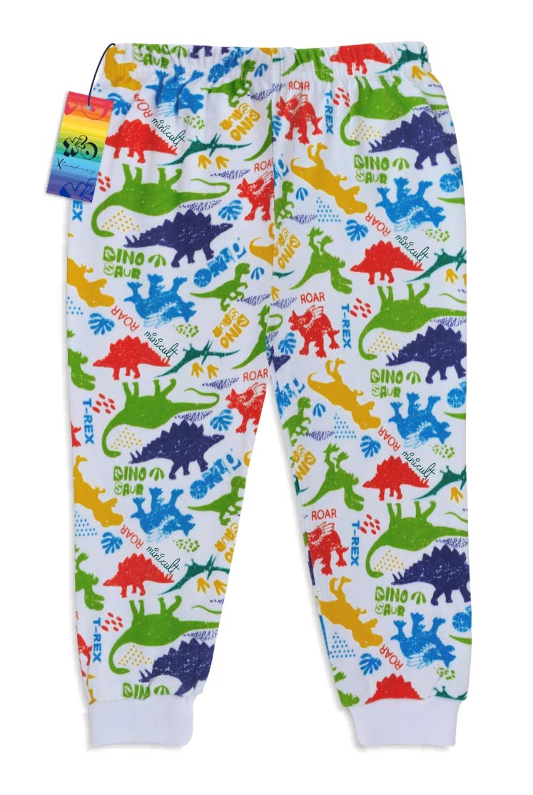 X2O Kids Cotton Pajama Pants with All Over Print and Bright Colors (Multicolor) (Pack of 5)(4to5 Years) 3