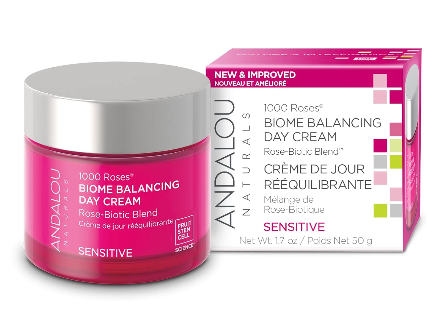 Andalou Naturals 1000 ROSES® Biome Balancing Day Cream Andalou Naturals 1000 ROSES® Biome Balancing Day Cream