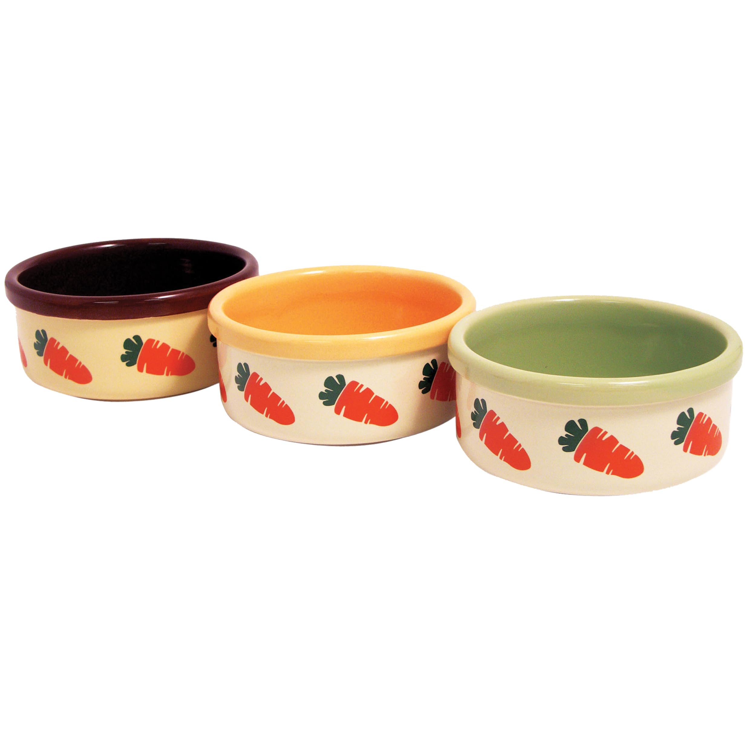 Small Aniamls Pet 5""/12.5cm Ceramics Food Water Bowl Dish - Assorted Colour