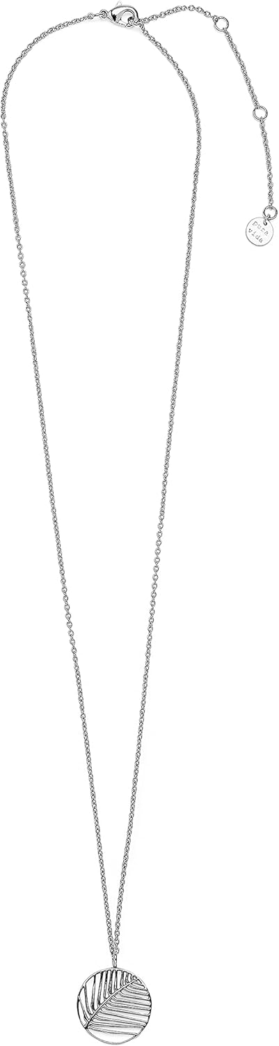 Pura Vida 20" Rose Gold or Silver Havana Necklace - Adjustable Length, Brass Base - Brand Charm, 3" Extender