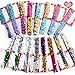 FiGoal 16 Pack Valentine's Day Cards with 16 Pack Mermaid Slap Bracelets Two-Color Decorative Reversible Charm Bracelets Magic Sequins Flip Wristband Kids Classroom DIY Gift Set Student Toy Present Party Favor Goodie Bag