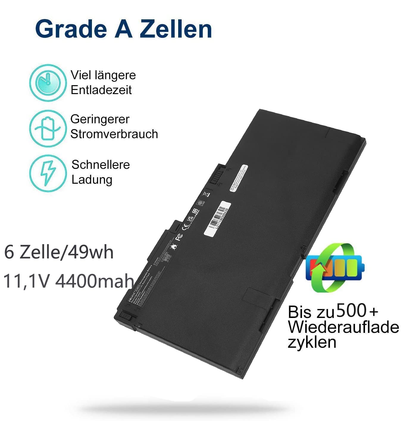 CM03 CM03XL CO06XL Batería de para Portátil HP EliteBook 840 G1 G2 750 G1 G2 740 G1 G2 745 G2 755 845 855 G2 717376-001 716724-421 716724-1C1 HSTNN-DB4R HSTNN-IB4R HSTNN-LB4R ZBook 14 15u G2