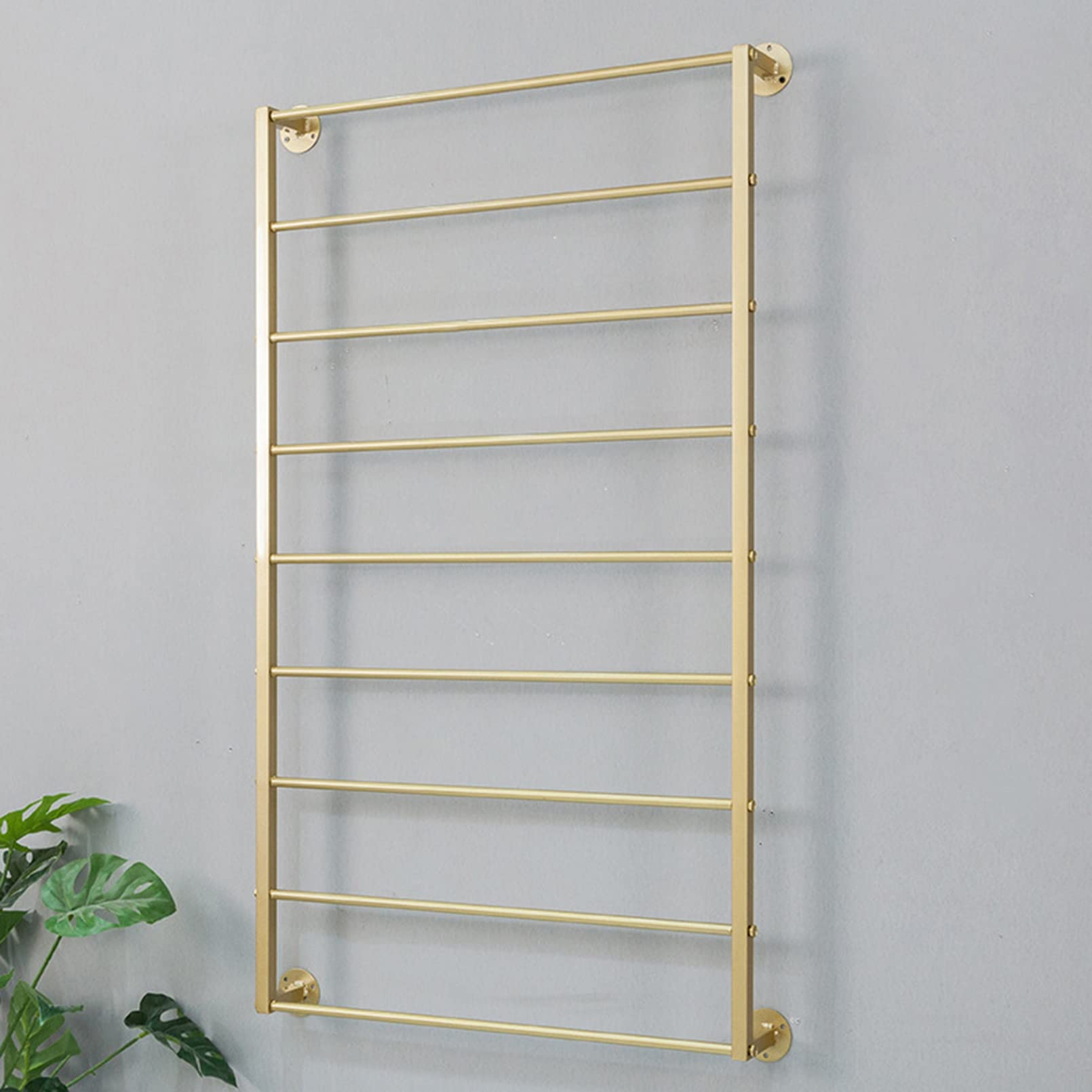 HPTHLY Wall Mounted Metal Scarves Display Silk Scarf Rack Organizer Garment Rack Clothing Scarf Cloth Hanging Tie Holder,Clothing Store Retail Shelves Commercial Clothing