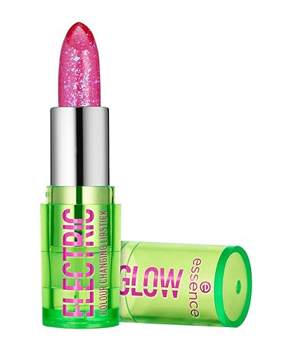Esencia Lápiz labial eléctrico que cambia de color Rosa natural reactivo al pH para todos los tonos de piel Vegano y libre de crueldad animal