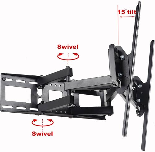 Miniatura 6 de VideoSecu Soporte de pared articulado para TV Sony XBR-43X830C KDL-48W600B XBR-49X830C KDL-50W800C XBR-55X850C XBR-55X900C KDL-55W800C XBR65X850C