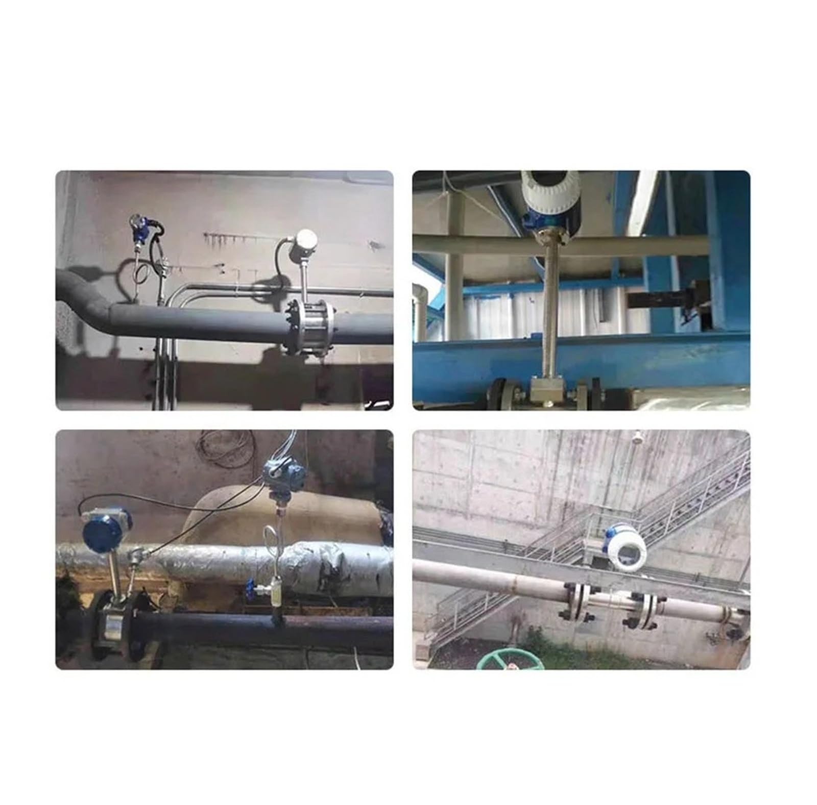 Caudalímetro de vapor inteligente, gas natural, aire comprimido, aguas residuales líquidas, aceite, transmisor de caudal Garantizar la estabilidad(RS485 output,DN32)