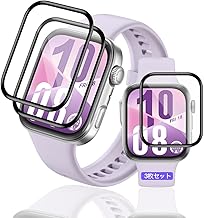 用 HUAWEI WATCH FIT 4 フィルム 1.82インチ PET複合材 炭素繊維 3D曲面 【3枚セット 飛散防止 キズ修復機能】 用 HUAWEI WATCH FIT4 ガラスフィルム 高透過率 超薄型 用 ファーウェイ スマートウォッチ Fit4 液晶保護フィルム 耐衝撃 全面保護 引っかきキズに強 気泡なし 簡単貼り付け (対応 HUAWEI FIT 4 フィルム)
