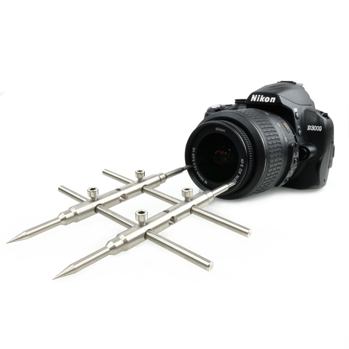 Photo Trust Professional Stainless Steel Flat & Pointed Tips Lens Spanner Wrench Repairing Opening Tool For Most Cameras Adjustable Jaw opening 10~